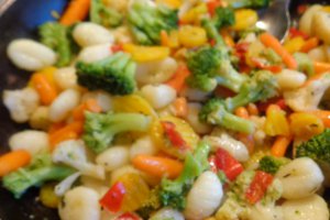 Gnocchi cu legume