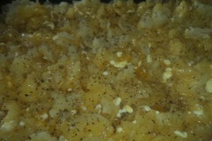 Cartofi gratinati cu branza,cascaval si parmezan Delaco