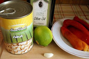 Hummus cu ardei copti