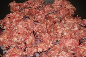 Pizza cu carne tocata