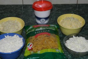 Farfalle quatro formaggi