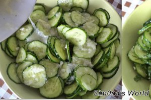 Salata de castraveti cu usturoi si marar