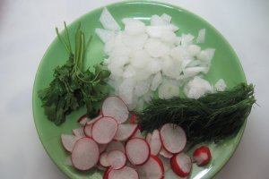 Salata mozaicata