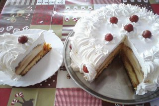 Tort cu crema de zahar ars