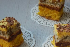 Prajitura cu nuci si crema de unt
