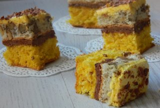 Prajitura cu nuci si crema de unt