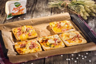 Sandwich cu Mozzarella Gourmet by Delaco, bacon si anghinare