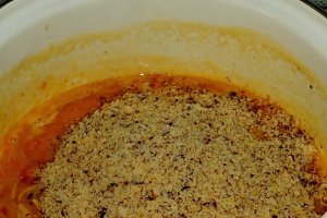 Napolitane cu alune macinate, biscuiti si dulce de leche