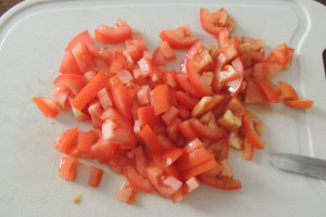 Omleta, chinezeasca, cu rosii