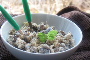 Salata de pui cu ciuperci