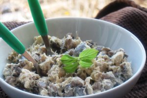 Salata de pui cu ciuperci