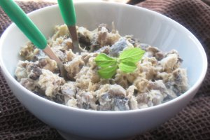 Salata de pui cu ciuperci