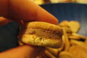 Islere cu crema  de ciocolata