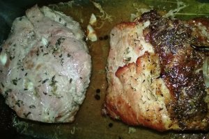Muschi de porc la tava