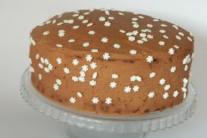 Tort aromat cu crema de branza si ciocolata - reteta nr 200