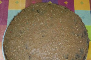 TORT CU CREMA DE CACAO SI CREMA DE RICOTTA SI COCOS