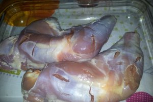 Pulpe de curcan cu mustar la cuptor