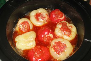 Ardei umpluţi la slow cooker Crock-Pot