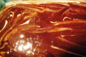 Prajitura din albusuri,  mac, cacao si nuca