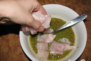 Frigarui de peste cu marinata de lamaie verde