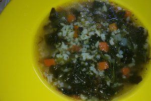 Ciorba de spanac cu orez