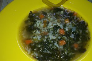 Ciorba de spanac cu orez