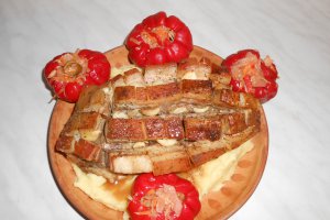 Piept de porc la cuptor