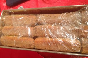 Tort de piscoturi cu ciocolata
