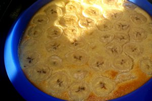 Prajitura cu banane si nuca de cocos