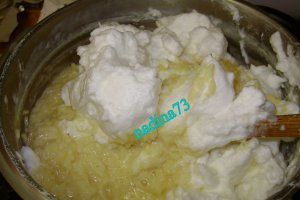 Tort -budinca de orez cu mere caramelizate