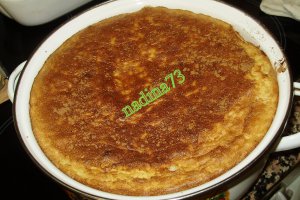 Tort -budinca de orez cu mere caramelizate