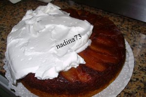 Tort -budinca de orez cu mere caramelizate