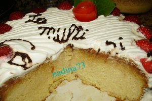 Tort -budinca de orez cu mere caramelizate
