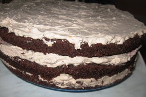 Tort Eva (cu zmeura, portocala si ciocolata)