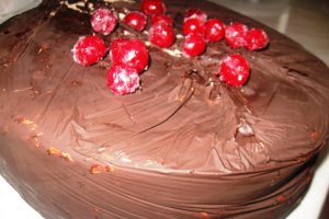 Tort Eva (cu zmeura, portocala si ciocolata)