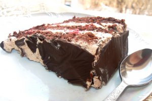 Tort Eva (cu zmeura, portocala si ciocolata)