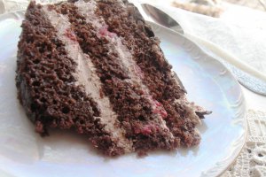 Tort Eva (cu zmeura, portocala si ciocolata)