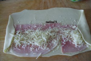 Baghete cu sunca si cascaval