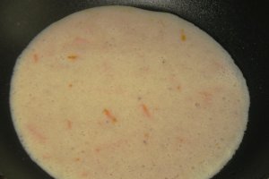 Clatite din banane (cu crema de branza si stafide)