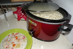 Ciorba de pui cu legume la slow cooker Crock-Pot