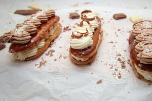 Mini tiramisu reteta cu crema de vanilie si ciocolata