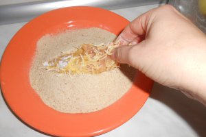Muschiulet de pui in crusta de cascaval si mustar