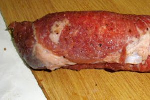 File de porc in crusta