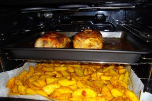 File de porc in crusta