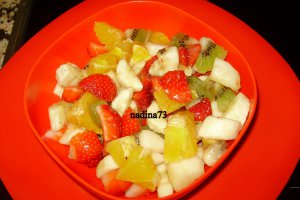 Salata de fructe cu coniac