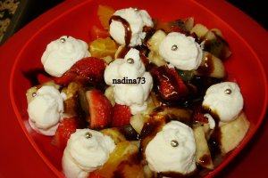 Salata de fructe cu coniac