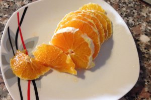 Pulpa superioara de curcan cu portocale la cuptor