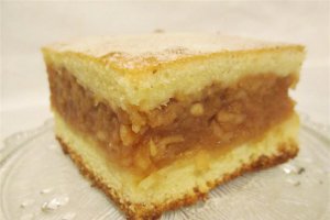 Desert prajitura turnata cu mere