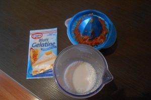 Panna cotta cu portocale 