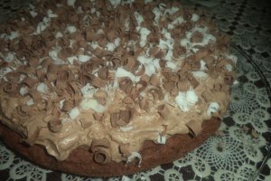 Prajitura cu nuca si crema de ciocolata